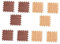 Mipcase Soft Wood Grain Interlocking Floor Mats 10pcs Puzzle Tiles for Gym Bedroom Boys and Girls Crawling Random Style