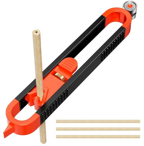 Labmilon Replicatore di Contorno, Contour Gauge Regolabile con 3 Matite, Duplicatore di Contorni, Strumento di Misurazione, Calibro di Contorno Preciso, Righello di Misura per la Lavorazione del Legno