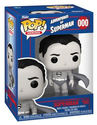 Funko POP! Heroes: DC Comics - Superman '50 - Shield Through the Ages | Offizieller Fanartikel und Merch - Vinyl Sammelfigur als Regal Deko - Geschenkidee zum Geburtstag für Fans und Sammler
