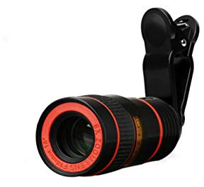 Mobile Phone Camera Telescope Lens with Clip for Lens Universal Product Can Provide 8X Optical Zoom