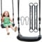 Muyohix Asiento de Columpio para Niños, Asiento Columpio de Plástico, Columpios Infantiles con 2 Cuerda y 2 Mosquetones, Altura Ajustable, Antideslizante, Asiento Columpio Jardin Exterior Interior