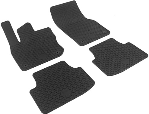 Walser DirtGuard Gummi Fussmatten Auto für VW Tiguan (CT1) 09/2023-Heute, 100% passgenaue Auto Fußmatten, robuste Universal Fußmatte Auto, Gummimatten Auto