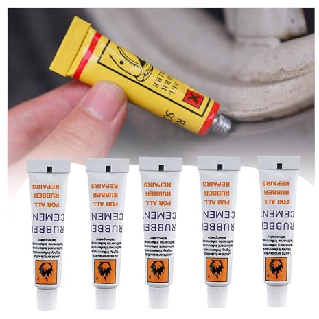 Pegamento universal para reparación de neumáticos de bicicleta, pegamento de reparación de pinchazos de neumáticos, cemento de goma, kit de pegamento para reparación de neumáticos de bicicleta, fuerte