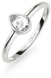 s.Oliver Damen Schmuck – Ringe aus Edelstahl mit funkelnden Steinen in verschiedenen Farben – Elegant & Zeitlos schön – Perfekte Geschenkidee