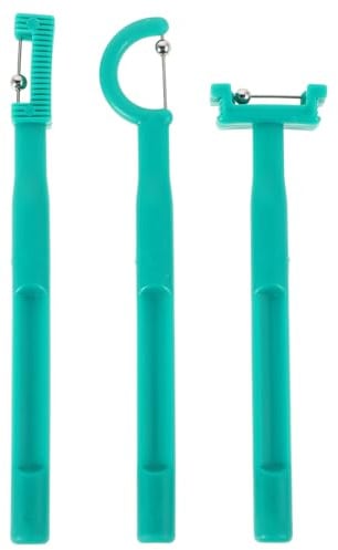 HOLIDYOYO Strumenti per Esercizi della Lingua 3 Pezzi in Plastica, Correttore di Movimento e Elevatore Linguale per Allenamento Muscolare Orale, Adatto a Logopedia Ragazzo Ragazza