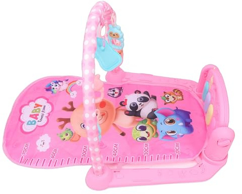 Tangxi Musikalische Klavier-Spielmatte für Kleinkinder mit Kick-Pad, Multifunktionales Früherziehungsspielzeug für Babys