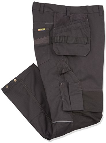 Blakläder 149613309998D112 Service Bundhose mit Nageltaschen Größe in Schwarz/Dunkelgrau, D112