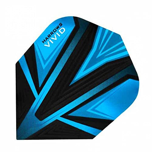 Harrows darts flights vivid aqua