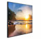 Ecowelle Infrarotheizung mit Bild | 750 Watt | 60x120 cm | Infrarot Heizung| | Made in Germany| d 46 Sommerstrand