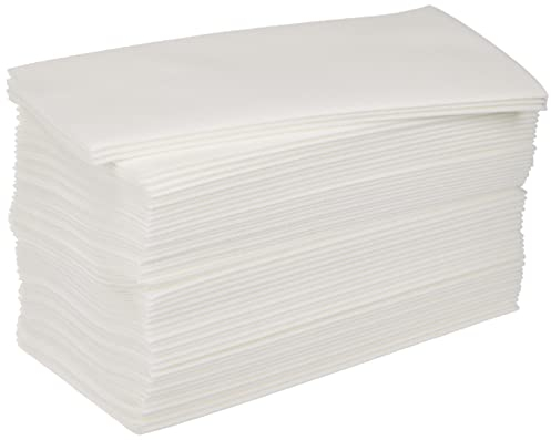 Alvotex CHIC Airlaid 50 Servietten, 1/8 Falten Stoffähnlich, hochwertige Einwegserviette, 39x40cm, Weiß