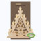 WEIGLA - Lichterspitze original Erzgebirge I Motiv Weihnachtsbaum mit goldenen Kugeln I Lichterbogen Weihnachten I 7 Lampenkerzen + 1 Ersatzlampe I 7 x 34 V, 3 W, E10 I Weihnachtsdeko innen