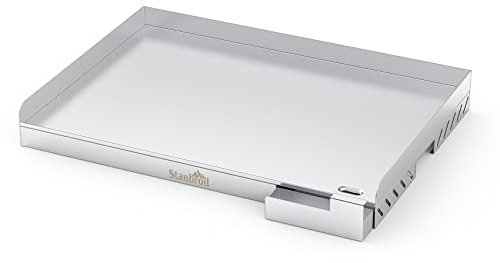 Stanbroil Universal-Grillplatte aus Edelstahl mit gleichmäßiger Hitze-Kreuzverstrebung für Grillkohle-/Gasgrills, Camping, Heckklappe und Partys, 58,4 x 40,6 cm