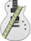 Amumu Gitarrengurt Vintage Jacquard für Akustik-, E- und Bassgitarren, Grün
