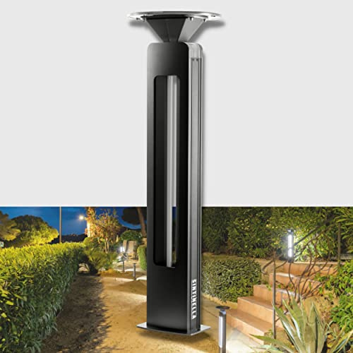 SINTINELLA® Innovation | Borne Eclairage LED Solaire | Puissante 500 lm | Détecteur Sonore Exclusif - pas mouvement | Jardin, Terrasse, Chemins | Lumière extérieur étanche IP 65 | Lampes Solaires