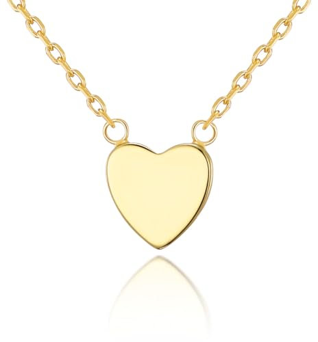 Philip Jones Gold Plated Heart Necklace