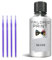 Interior Kitchen/Bathroom Gloss Enamel Paint 30ml House Touch Up Pen With Brush Quick Dry & Waterproof For Appliances Microwave, Sink, Cooker, Shower, Fridge, Radiator, Metal (Silver)