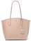 Michael Kors Jane Tragetasche aus genarbtem Leder, groß, rosa - soft pink, Large