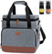 BAGSPRITE Coffee Maker Travel Bag Compatible with Keurig K-Mini or K-Mini Plus, Single Serve Coffee Brewer Carrying Case with Multiple Pockets for K-Cup Pods, Storage Bag With Shoulder Strap Grey