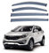 BROleo 4 Stück Auto Autofenster Windabweiser für Kia Sportage R MK3-SL 2011-2017, Regenabweiser Wasserdicht Schatten Deflektoren Auto Zubehör