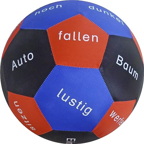 TimeTEX - Lernspiel-Ball Pello - Wortarten | Ein interaktives Spielzeug, das Bewegung, Konzentration und Fantasie fördert. Wunderbar zum Wortschatz erweitern | Thema: Wortarten