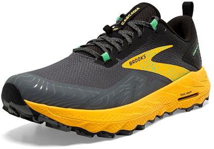 Brooks 1104031D333 Cascadia 17 Herren Lemon Chrome/Sedona Sage EU 43