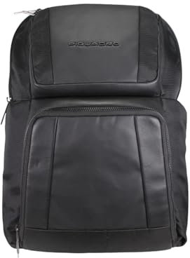 PIQUADRO, Computer and iPad© backpack with pockets for Air, NERO