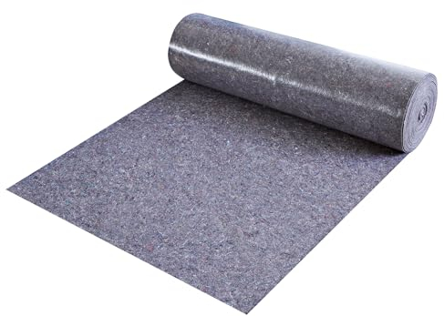 FLOWFLOW Malervlies 50m Rolle 200g/m² -Abdeckvlies für Boden mit Anti-Rutsch Beschichtung-Extra starkes Schutzvlies-Oberflächenschutz bei Renovierung-Mehrfach verwendbar