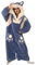 Pyjama Combinaison Femme, Costume d'halloween Femme, Pyjama Animal Une Pièce, Pyjama d'hiver en Flanelle, Doux Et Chaud, Idéal Costume De Carnaval (M)