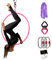 PRIOR FITNESS Aerial Hoop 80cm/85cm/90cm/95cm Single Point Aerial Lyre Hoop Set mit SGS-Zertifizierung, Aerial Dance Circus Hoop - für Akrobatik, Gymnastik und Fitness (85#25)