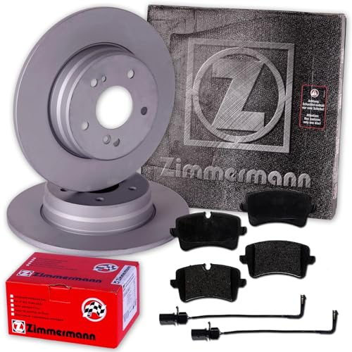 ZIMMERMANN Bremsscheiben 300mm + Beläge hinten passend für A6 C7 4G + A7 4G