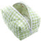 AMZLORD Trousse de Maquillage matelassée à Carreaux de Grande capacité,Trousse de Toilette de Voyage,Pochette de Rangement à Fermeture éclair,Sac de Rangement léger et Portable cosmétiques