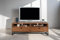 SAM Lowboard Sukhothai, Akazienholz massiv & nussbaumfarben, TV-Board mit 2 Schubfächer & 2 offenen Fächern, Grifflos, 160 x 40 x 50 cm