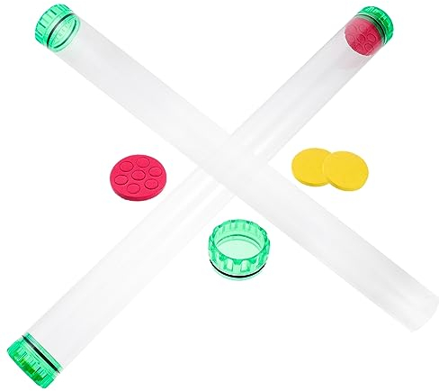 BRIGHTFUFU 2pcs Fishing Floats Tube Pvc Fishing Float Holder Random Color for and Accessories