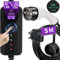 EV Charger 5M Type 2 UK 3 Pin Portable 8~13A Type 2 Charging Cable with Bag,Anti-burn automatic power off, IP65 Water Proof, Electric car charger Cable(IEC 62196-2 Type 2 Female)