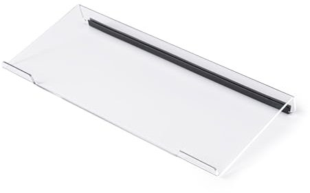 Clear Acrylic Tilted Computer Keyboard Holder for Ergonomic Typing Keyboard Stand with Silicone Anti-Slip Strip11.8 x 5.1 Inch Keyboard Tray for 78 Keys Keyboard
