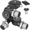 3-Wege-Getriebe-Stativkopf ARTCISE Professioneller Getriebe-Stativkopf mit Arca-Typ-QR-Platte und 360°-Panorama-Arca-Typ-QR-Platte, Millimeter-Mikroeinstellung, maximale Belastung 6 kg