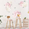astylishome Wandsticker Kinderzimmer Mädchen Wandtattoo Wandaufkleber Lotus Rosa Pink Blatt Blumen Wandsticker Wandbild Bilder Wohnzimmer Schlafzimmer Deco 1209