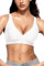 Vertvie Bras for Women Non Wired Deep V Seamless Wireless Push Up Bra Comfort Plunge T Shirt Soft Support Full Coverage Everyday Bralettes(White,Large)