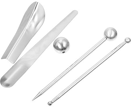 HOMSFOU 2juegos Herramientas Calafatear Hormigón Acabado Baldosas Inoxidable Resistente Ergonómico Fácil Usar