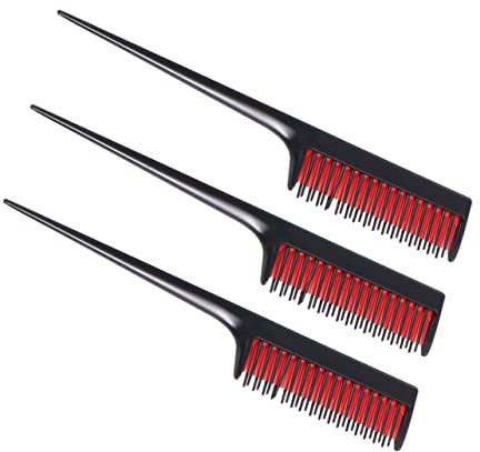 BELLIFFY 3stücke Teiliges Von Professionellen Haarfärbe Und Stylingkämmen Praktische Und Langlebige Werkzeuge Für Friseursalons Zum Färben Und Stylen Von Haaren Schwarz