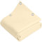 TELOMERITI® - Telo/Telone in PVC 650gr/mq con Occhielli in Alluminio, Rinforzato, tipo da camion, Impermeabile, Copritutto Da Esterno, Vari Colori, Made in Italy (Avorio Chiaro, 3x4 Metri (12 MQ))
