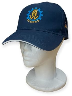 THW-Jugend Cap, 2-farbig bestickt mit Zahnkranz-Logo, Marineblau