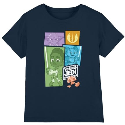 Star Wars Boy's Young Jedi Adventure Blocks Unisex Kids T Shirt