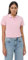 TERRANOVA Maglietta Donna Polo in Cotone Piquet con Colletto a Coste e Maniche Corte Colore Rosa Taglia XL