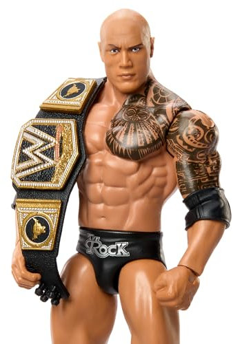 WWE The Rock Main Event Champions 5 Toy Wrestling Action Figure