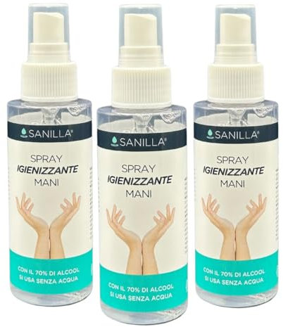 Sanilla Spray Igienizzante Mani 70% Alcool