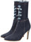 Homoyoyo 1 Paio stivali di jeans da donna Bootie alla caviglia tacchi in denim per le donne Stivali invernali coscia tacchi di jeans stivaletti in denim Tomaia: tomaia in denim Blu