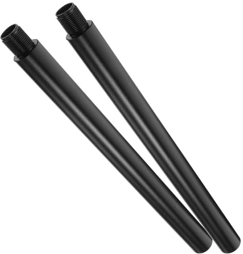 SILENRADAWN 2pcs Metal Speaker Mount Poles with Reverse Tooth Design Subwoofer Accessory Extension Tubes for Stable Grip and Easy Installation