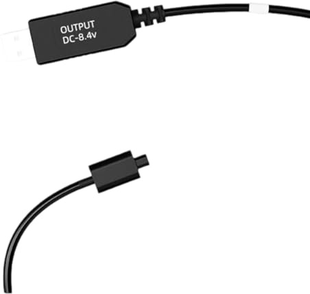 URPIZY USB-Ladekabel für Shimano Di2 8070 Elektronische Schaltgruppe, Ladegerät-Adapter mit Überladungsschutz, für E-Bike Akku, Schwarz