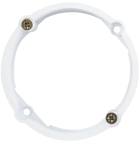 Putzausgleichsringe Putzausgleich-Ring 24mm Höhe für Dosen Ø 60mm Schalterdosen, inkl. Schrauben, Weiß (6, Weiß)